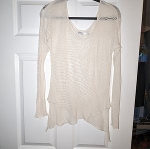 Prana cream medium sweater